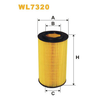 Olejový filter WIX FILTERS WL7320