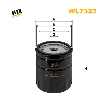 Olejový filtr WIX FILTERS WL7323