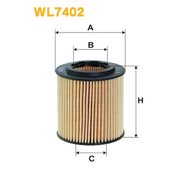 Olejový filtr WIX FILTERS WL7402