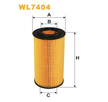 Olejový filtr WIX FILTERS WL7404