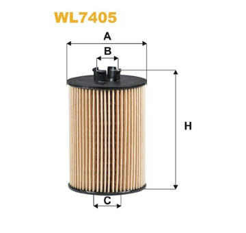 Olejový filtr WIX FILTERS WL7405