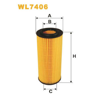 Olejový filtr WIX FILTERS WL7406