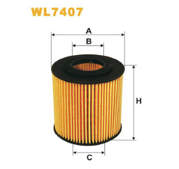 Olejový filtr WIX FILTERS WL7407
