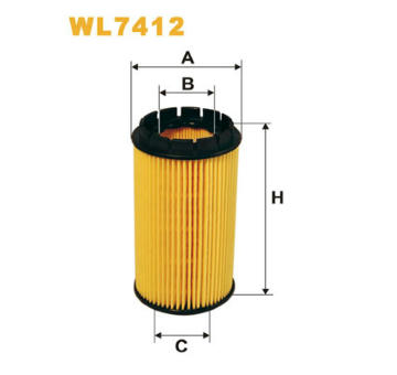 Olejový filtr WIX FILTERS WL7412