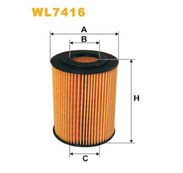 Olejový filtr WIX FILTERS WL7416