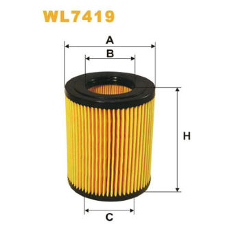 Olejový filtr WIX FILTERS WL7419
