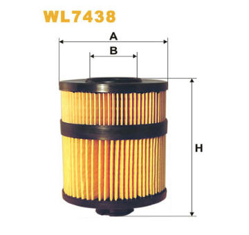 Olejový filter WIX FILTERS WL7438