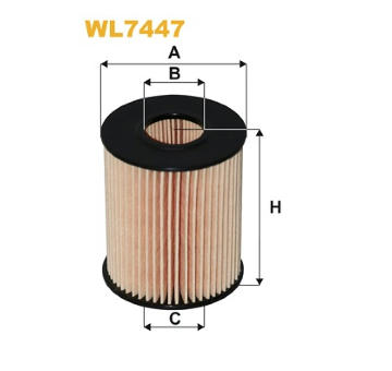 Olejový filter WIX FILTERS WL7447