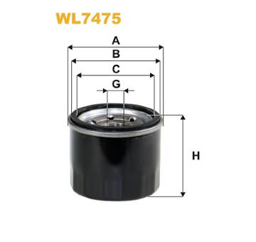 Olejový filtr WIX FILTERS WL7475