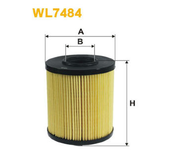 Olejový filtr WIX FILTERS WL7484