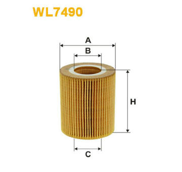 Olejový filter WIX FILTERS WL7490