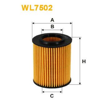 Olejový filtr WIX FILTERS WL7502