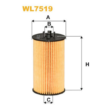 Olejový filtr WIX FILTERS WL7519
