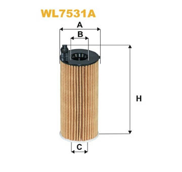 Olejový filtr WIX FILTERS WL7531A