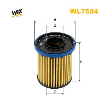 Olejový filtr WIX FILTERS WL7584