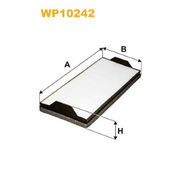 Filtr, vzduch v interiéru WIX FILTERS WP10242
