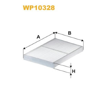 Filtr, vzduch v interiéru WIX FILTERS WP10328