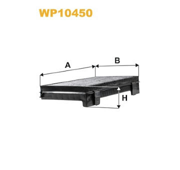 Filtr, vzduch v interiéru WIX FILTERS WP10450