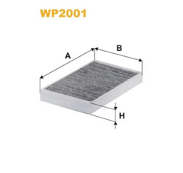 Filtr, vzduch v interiéru WIX FILTERS WP2001