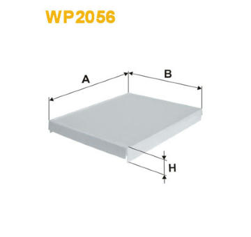 Filtr, vzduch v interiéru WIX FILTERS WP2056