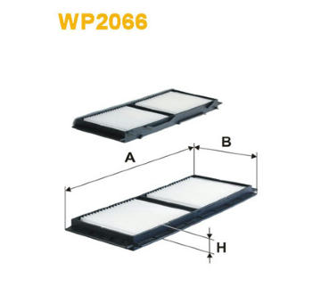Filtr, vzduch v interiéru WIX FILTERS WP2066