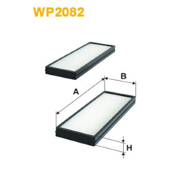 Filtr, vzduch v interiéru WIX FILTERS WP2082
