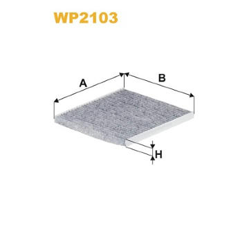 Filtr, vzduch v interiéru WIX FILTERS WP2103