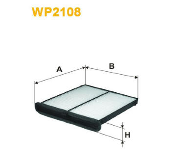Filtr, vzduch v interiéru WIX FILTERS WP2108