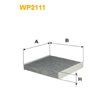 Filtr, vzduch v interiéru WIX FILTERS WP2111