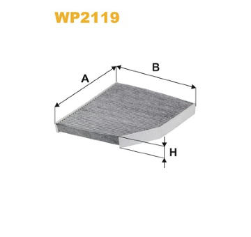 Filtr, vzduch v interiéru WIX FILTERS WP2119