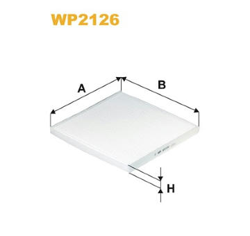 Filtr, vzduch v interiéru WIX FILTERS WP2126