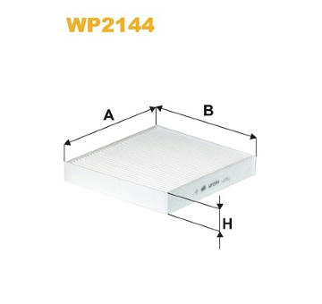 Filtr, vzduch v interiéru WIX FILTERS WP2144