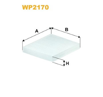Filtr, vzduch v interiéru WIX FILTERS WP2170