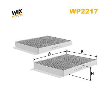 Filtr, vzduch v interiéru WIX FILTERS WP2217