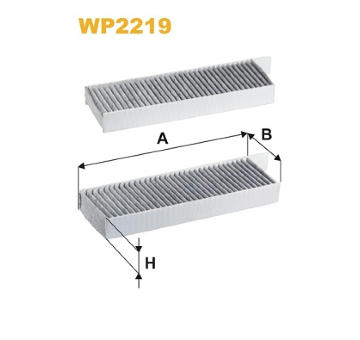 Filtr, vzduch v interiéru WIX FILTERS WP2219