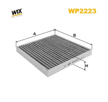Filtr, vzduch v interiéru WIX FILTERS WP2223