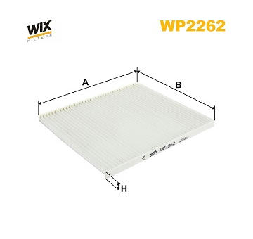 Filtr, vzduch v interiéru WIX FILTERS WP2262