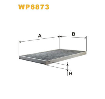 Filtr, vzduch v interiéru WIX FILTERS WP6873