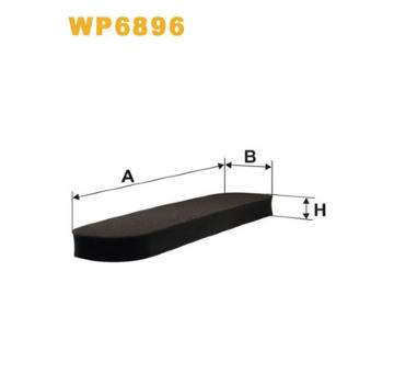 Filtr, vzduch v interiéru WIX FILTERS WP6896