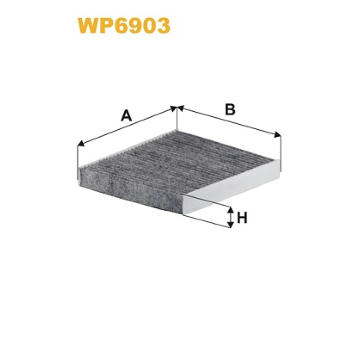 Filtr, vzduch v interiéru WIX FILTERS WP6903