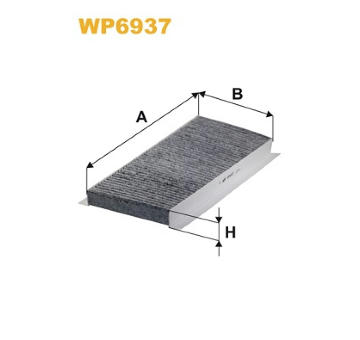 Filtr, vzduch v interiéru WIX FILTERS WP6937