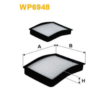 Filter vnútorného priestoru WIX FILTERS WP6948