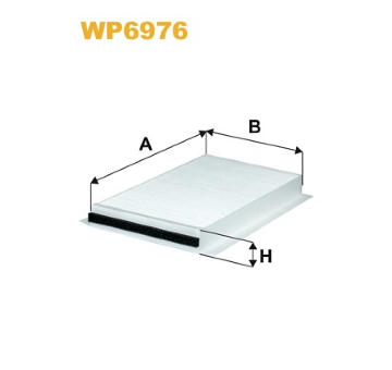 Filtr, vzduch v interiéru WIX FILTERS WP6976