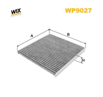 Filtr, vzduch v interiéru WIX FILTERS WP9027