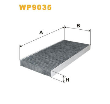 Filtr, vzduch v interiéru WIX FILTERS WP9035