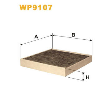 Filtr, vzduch v interiéru WIX FILTERS WP9107