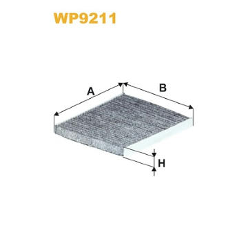 Filtr, vzduch v interiéru WIX FILTERS WP9211