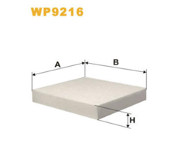 Filtr, vzduch v interiéru WIX FILTERS WP9216