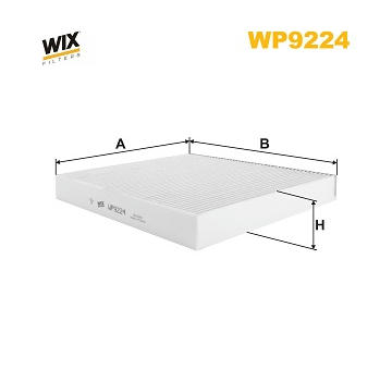 Filtr, vzduch v interiéru WIX FILTERS WP9224