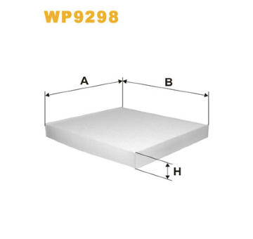 Filter vnútorného priestoru WIX FILTERS WP9298